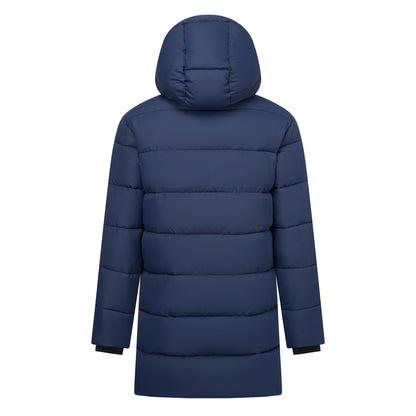 Navy-Grey Mirage - Back - Regatta Mens Marek Longline Hybrid Jacket