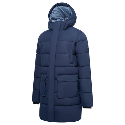 Navy-Grey Mirage - Side - Regatta Mens Marek Longline Hybrid Jacket