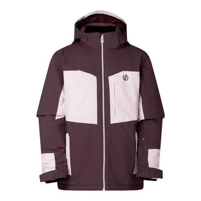 Huckleberry-Pink Haze - Front - Dare 2B Childrens-Kids Rip It Ski Jacket