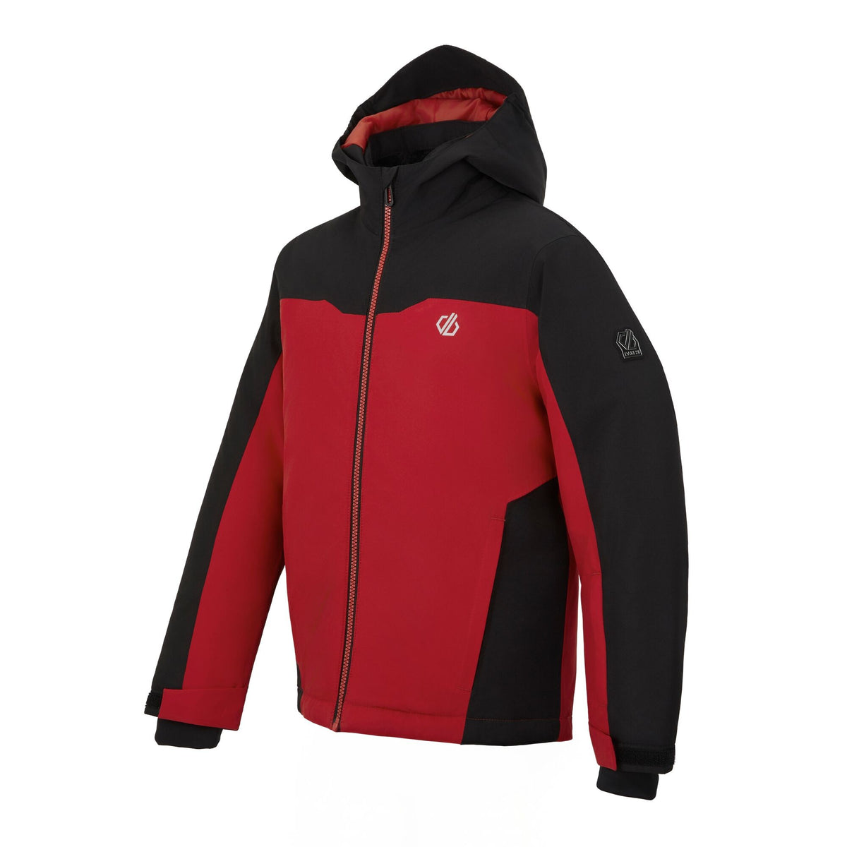 Danger Red - Side - Dare 2B Childrens-Kids Piste Two Tone Ski Jacket