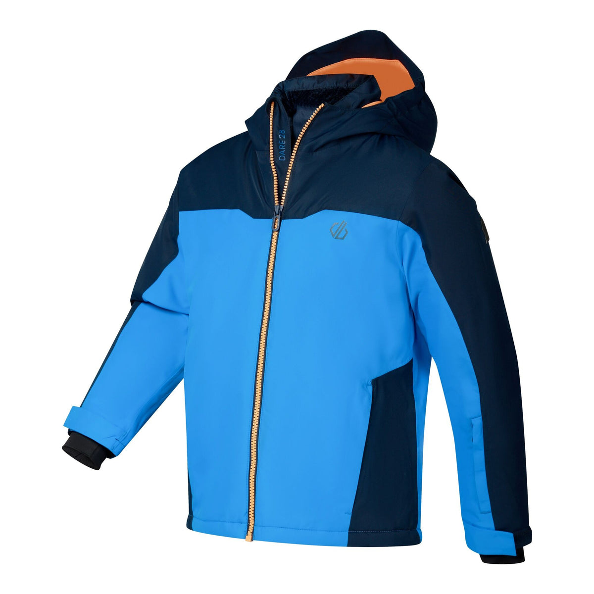 Athletic Blue - Side - Dare 2B Childrens-Kids Piste Two Tone Ski Jacket