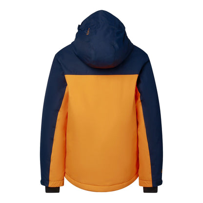 Electric Orange - Back - Dare 2B Childrens-Kids Piste Two Tone Ski Jacket