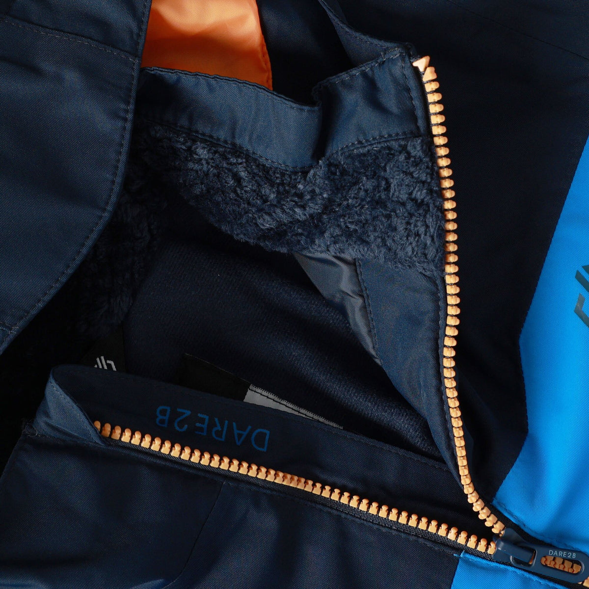Athletic Blue - Pack Shot - Dare 2B Childrens-Kids Piste Two Tone Ski Jacket