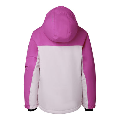 Extreme Pink - Back - Dare 2B Childrens-Kids Piste Two Tone Ski Jacket