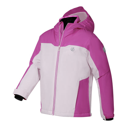 Extreme Pink - Side - Dare 2B Childrens-Kids Piste Two Tone Ski Jacket