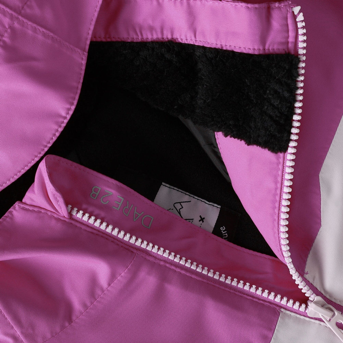 Extreme Pink - Pack Shot - Dare 2B Childrens-Kids Piste Two Tone Ski Jacket