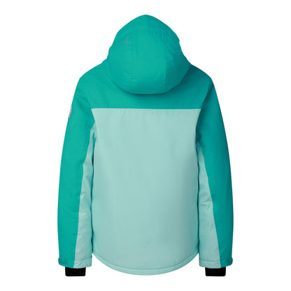 Turquoise - Back - Dare 2B Childrens-Kids Piste Two Tone Ski Jacket