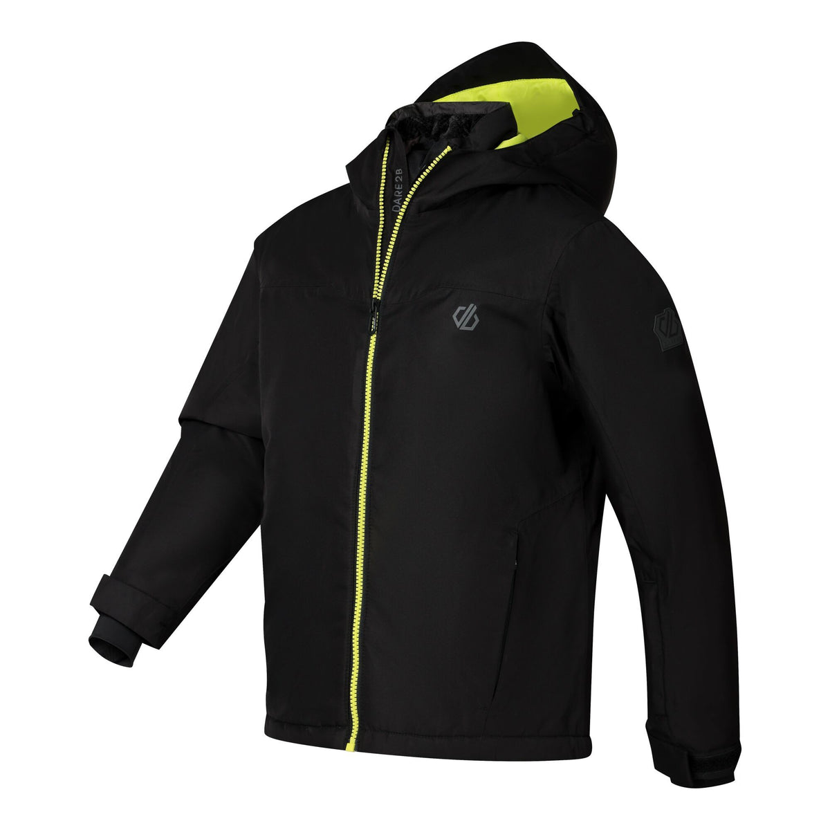 Wild Lime - Side - Dare 2B Childrens-Kids Piste Two Tone Ski Jacket