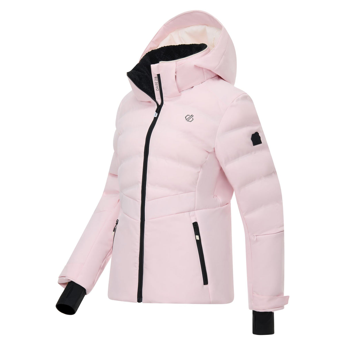 Pink Haze - Side - Dare 2B Womens-Ladies Gliding II Ski Jacket