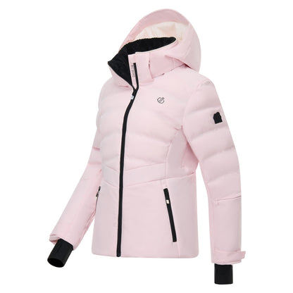Pink Haze - Side - Dare 2B Womens-Ladies Gliding II Ski Jacket