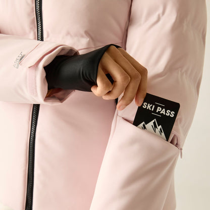 Pink Haze - Close up - Dare 2B Womens-Ladies Gliding II Ski Jacket