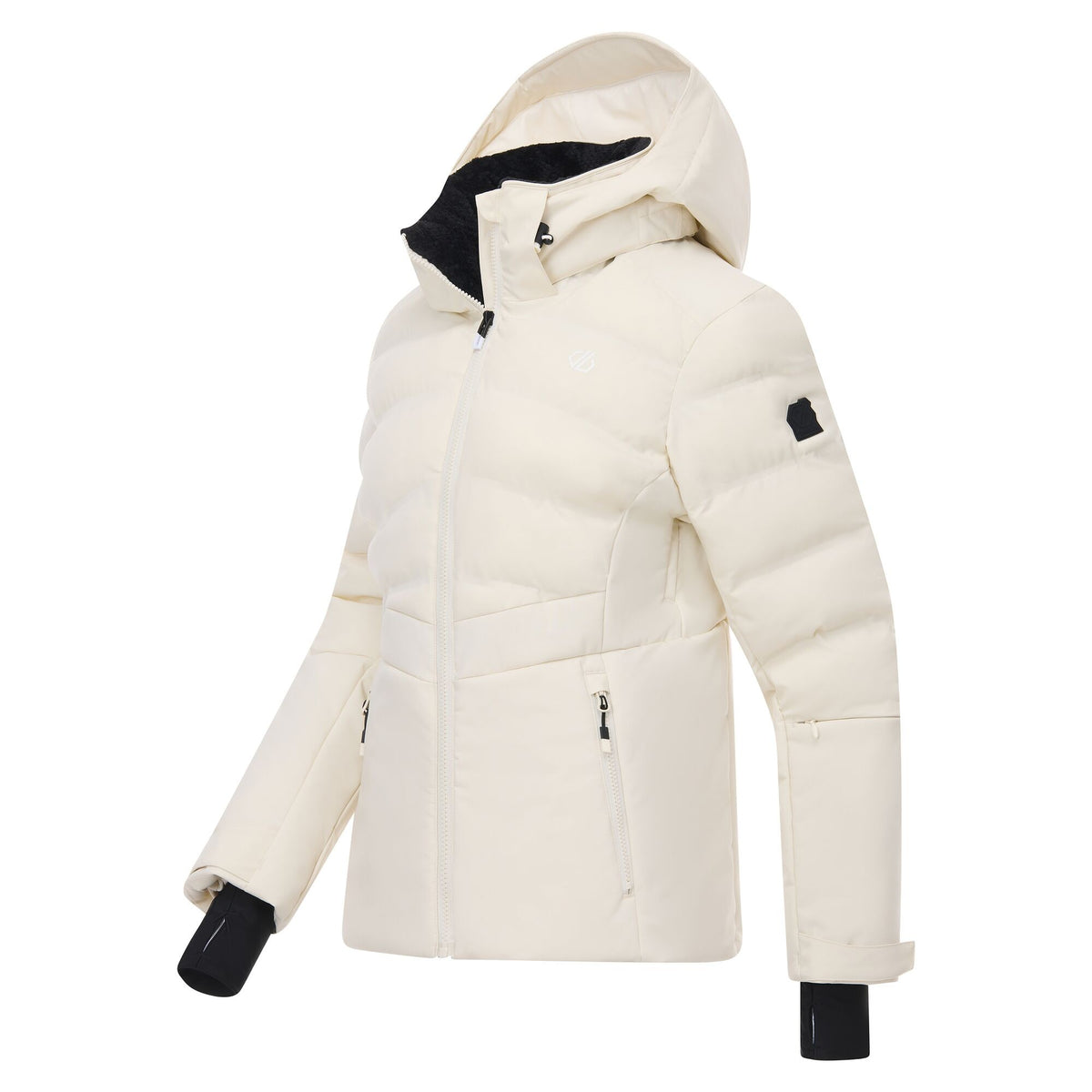 Almond Milk - Side - Dare 2B Womens-Ladies Gliding II Ski Jacket