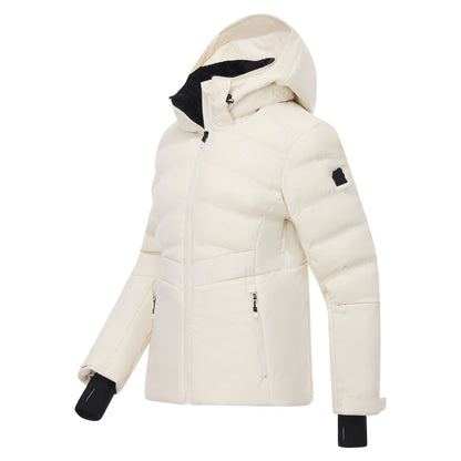 Almond Milk - Side - Dare 2B Womens-Ladies Gliding II Ski Jacket