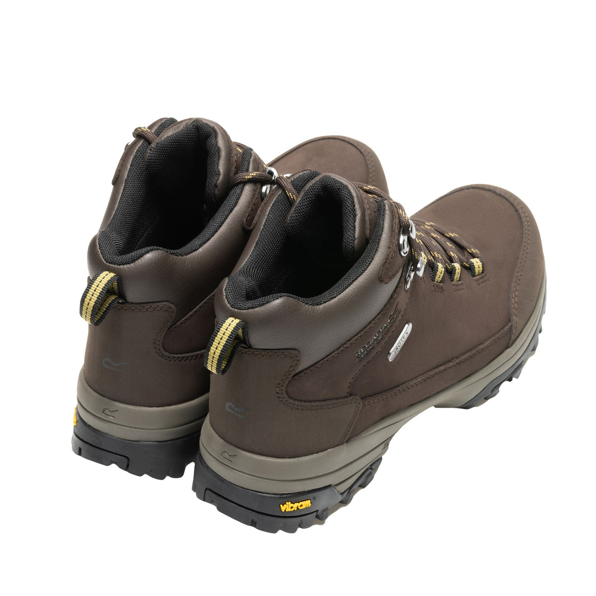 Chestnut - Back - Regatta Womens-Ladies Burrell II Leather Walking Boots