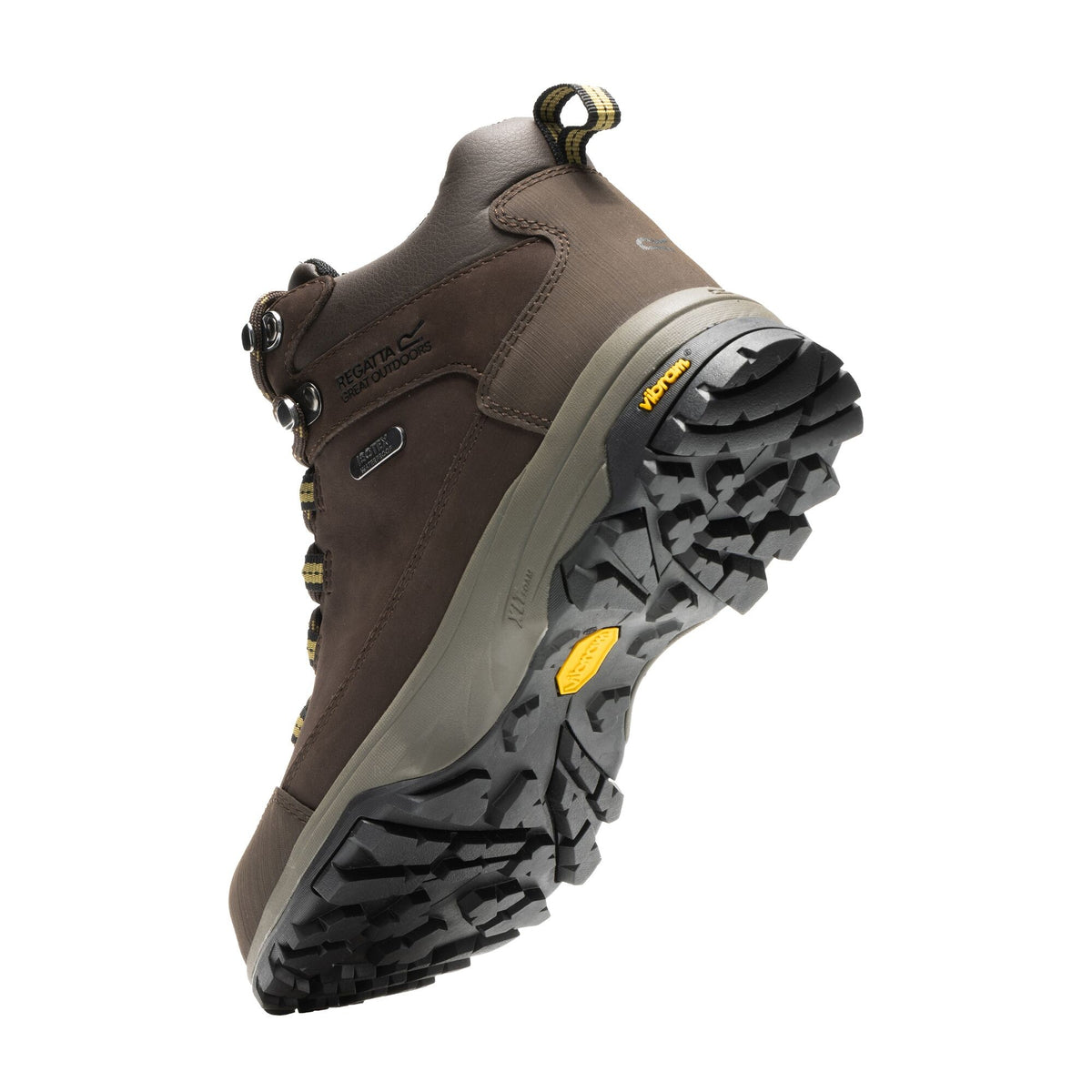 Chestnut - Close up - Regatta Womens-Ladies Burrell II Leather Walking Boots