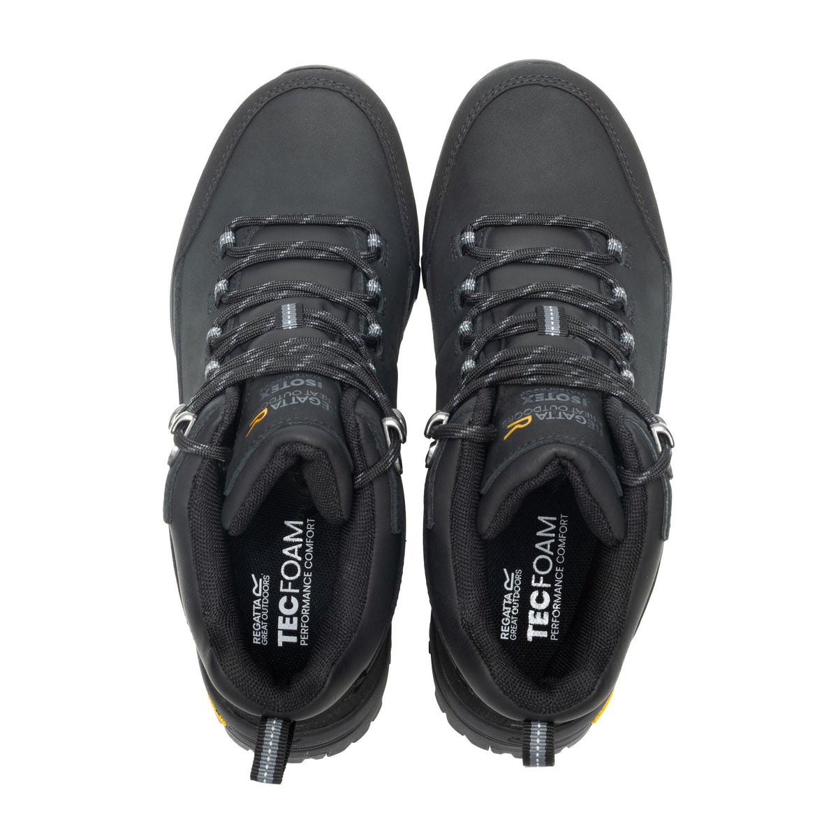 Black - Lifestyle - Regatta Womens-Ladies Burrell II Leather Walking Boots
