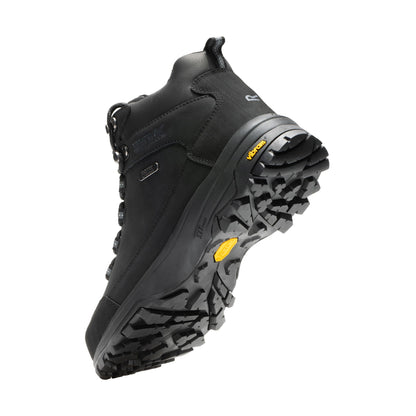 Black - Close up - Regatta Womens-Ladies Burrell II Leather Walking Boots