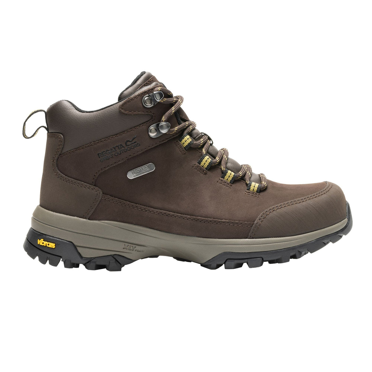 Chestnut - Front - Regatta Womens-Ladies Burrell II Leather Walking Boots