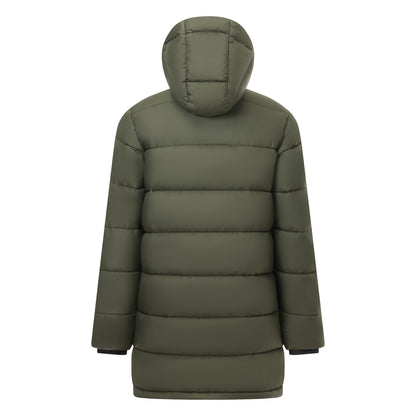 Dark Khaki-Wood Brown - Back - Regatta Mens Browen Padded Jacket
