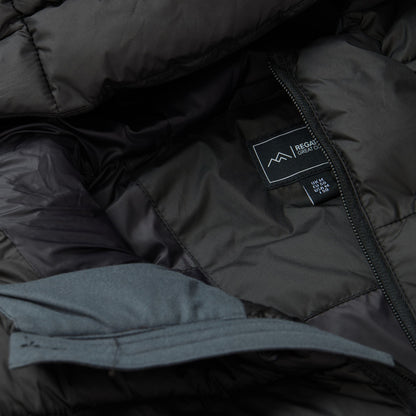 Black - Pack Shot - Regatta Mens Browen Padded Jacket