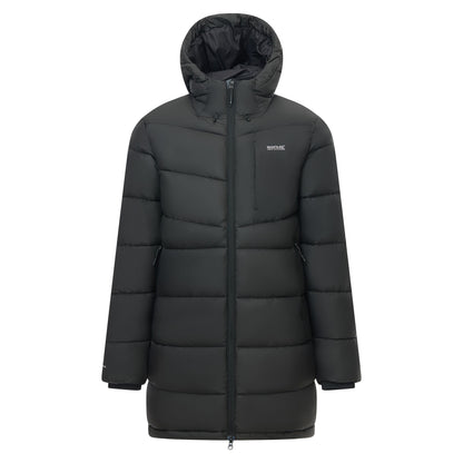 Black - Front - Regatta Mens Browen Padded Jacket