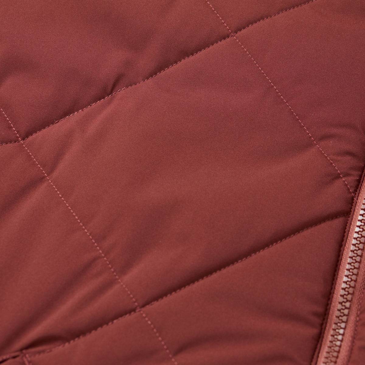 Dark Cherry-Brick - Lifestyle - Regatta Womens-Ladies Elryse Quilted Long Length Jacket