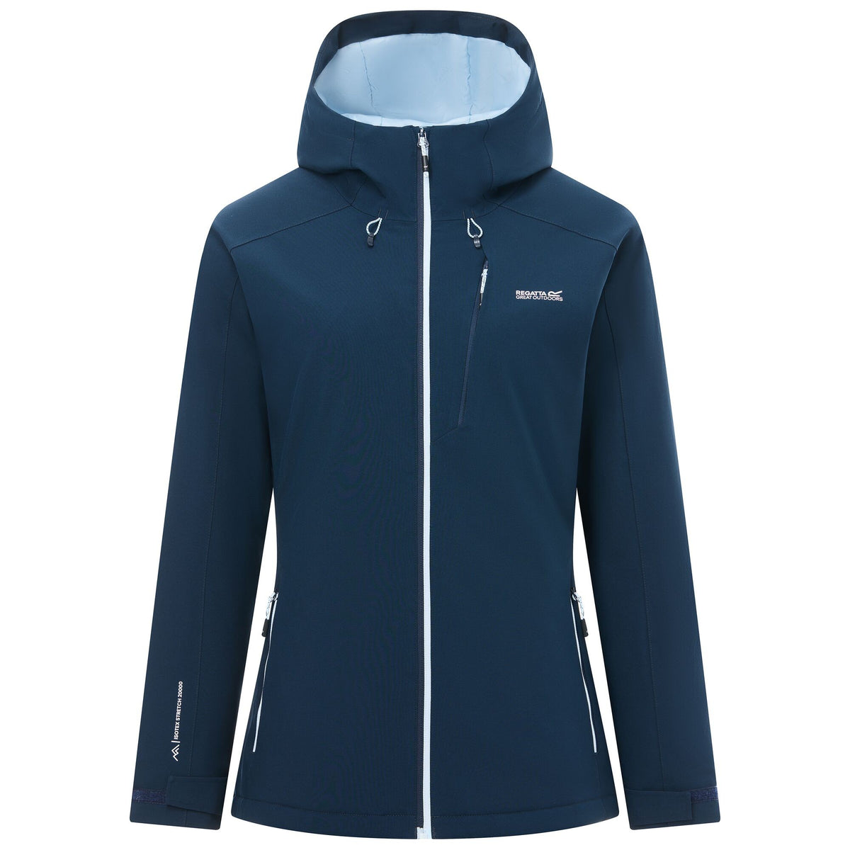 Navy Skyway - Front - Regatta Womens-Ladies Highton Stretch Padded Jacket