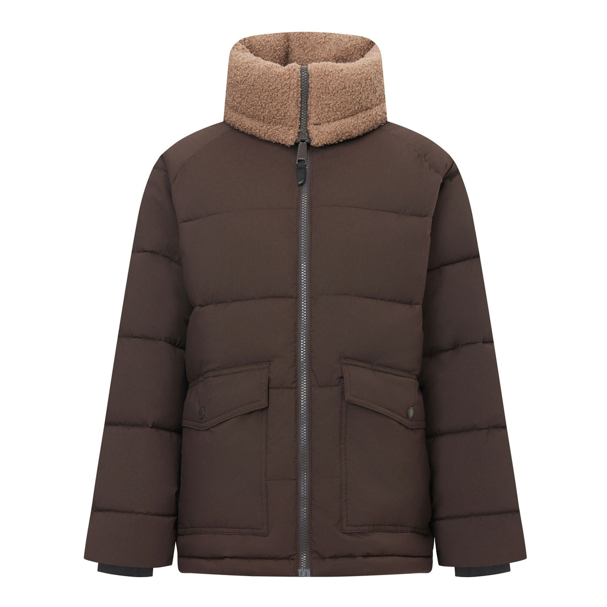 Dark Chocolate-Mocha - Front - Regatta Womens-Ladies Kayana Padded Jacket