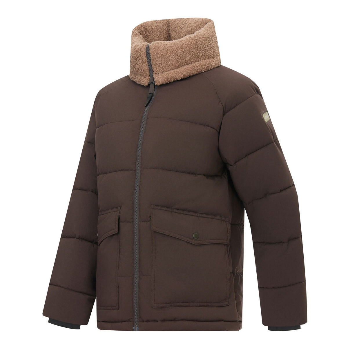 Dark Chocolate-Mocha - Side - Regatta Womens-Ladies Kayana Padded Jacket