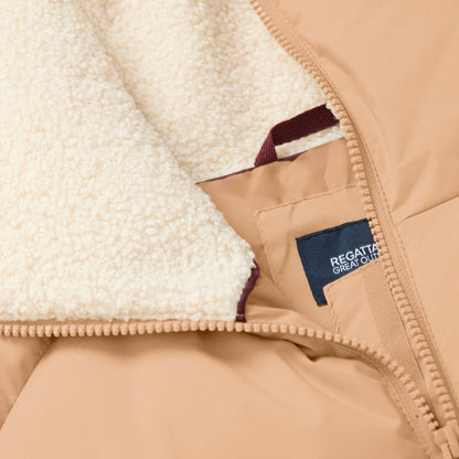 Barleycorn-Light Vanilla - Pack Shot - Regatta Womens-Ladies Kayana Padded Jacket
