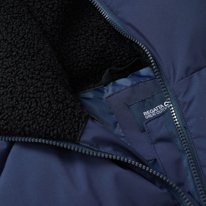 Navy - Pack Shot - Regatta Womens-Ladies Kayana Padded Jacket