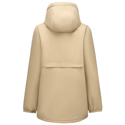 Barleycorn-Light Vanilla - Back - Regatta Womens-Ladies Brielly Waterproof Jacket