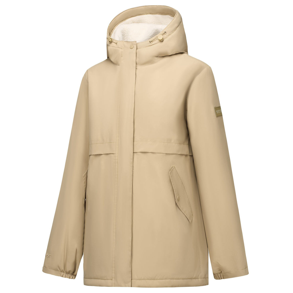 Barleycorn-Light Vanilla - Side - Regatta Womens-Ladies Brielly Waterproof Jacket