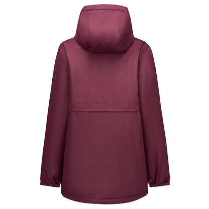 Fig-Black - Back - Regatta Womens-Ladies Brielly Waterproof Jacket