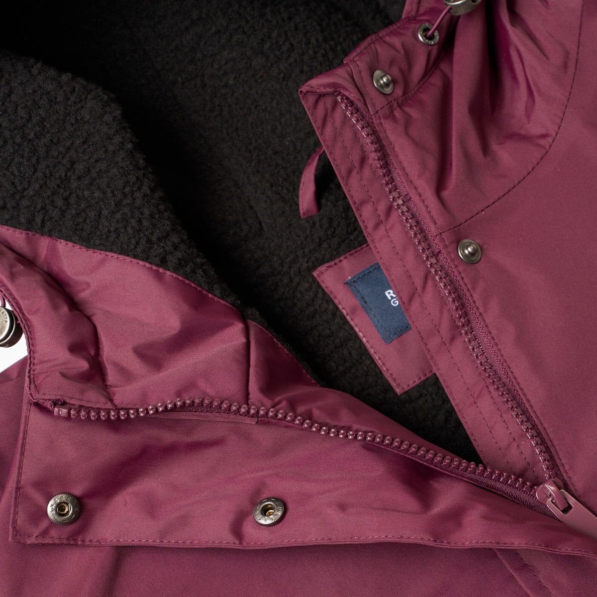 Fig-Black - Pack Shot - Regatta Womens-Ladies Brielly Waterproof Jacket