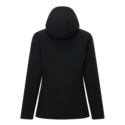 Black-Mocha - Back - Regatta Womens-Ladies Wentwood 3 in 1 Jacket