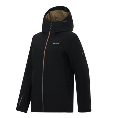 Black-Mocha - Side - Regatta Womens-Ladies Wentwood 3 in 1 Jacket