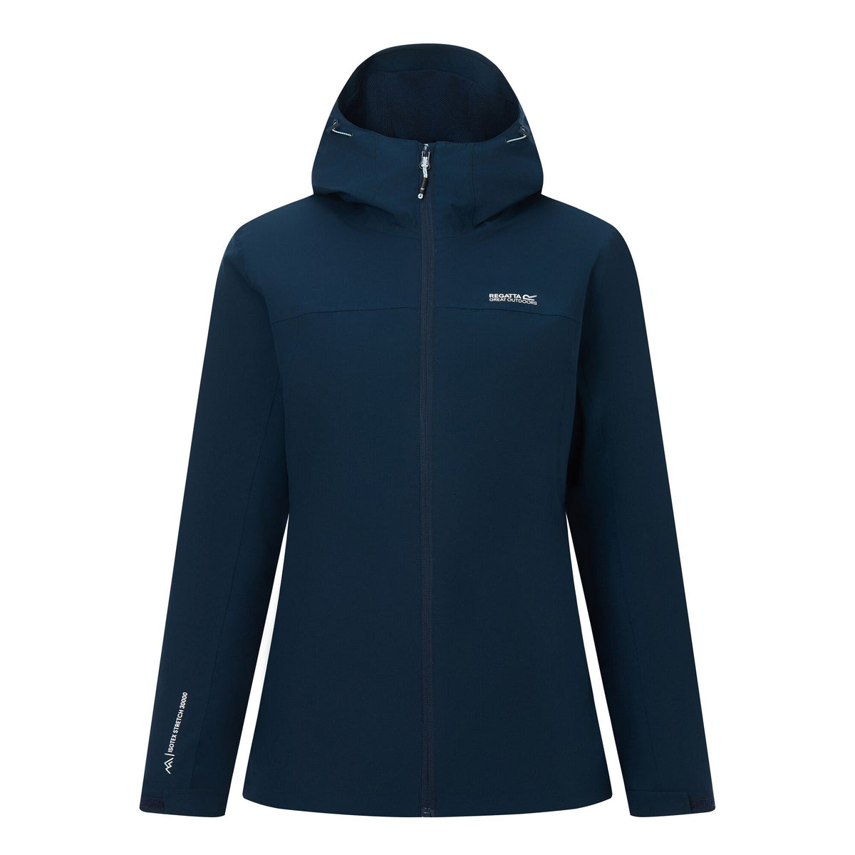 Navy - Front - Regatta Womens-Ladies Wentwood 3 in 1 Jacket