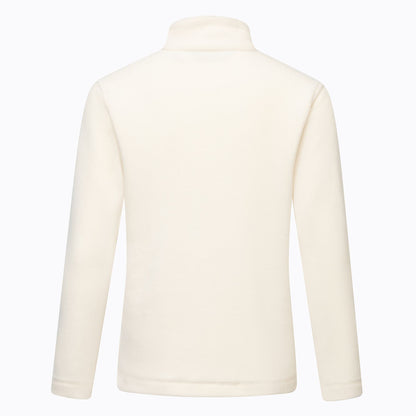 Light Vanilla - Back - Regatta Childrens-Kids Hot Shot II Plain Half Zip Fleece Top