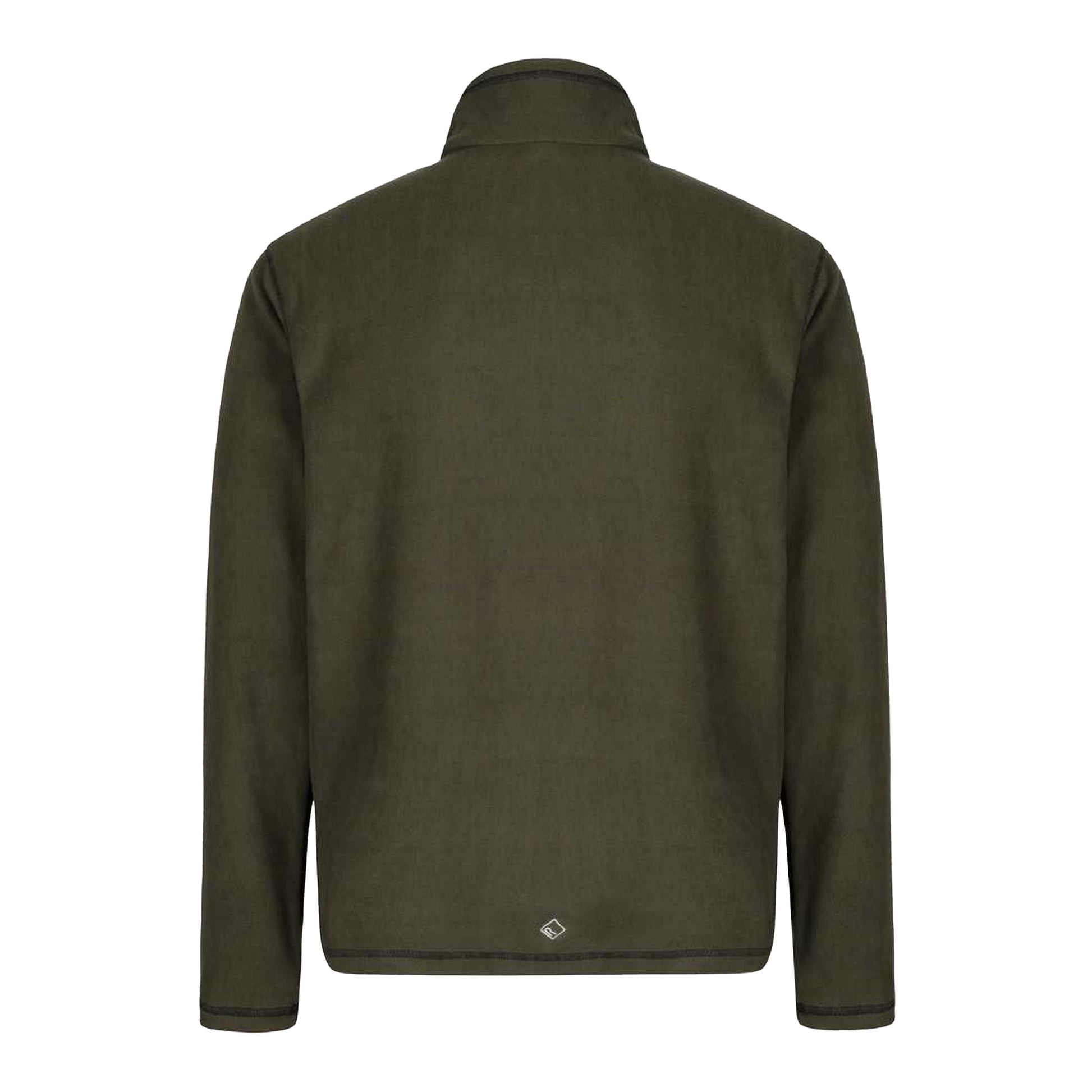 Dark Khaki - Back - Regatta Great Outdoors Mens Thompson Half Zip Fleece Top