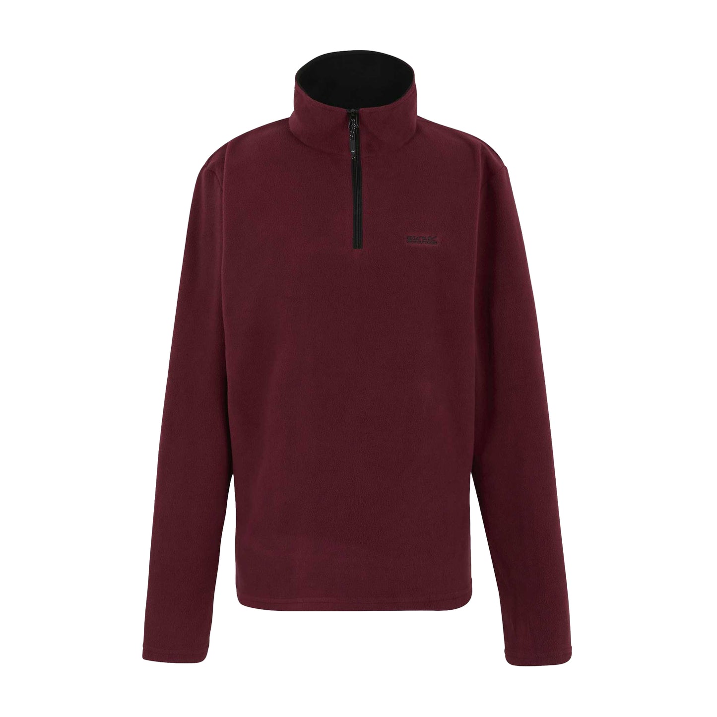 Dark Maroon - Front - Regatta Great Outdoors Mens Thompson Half Zip Fleece Top