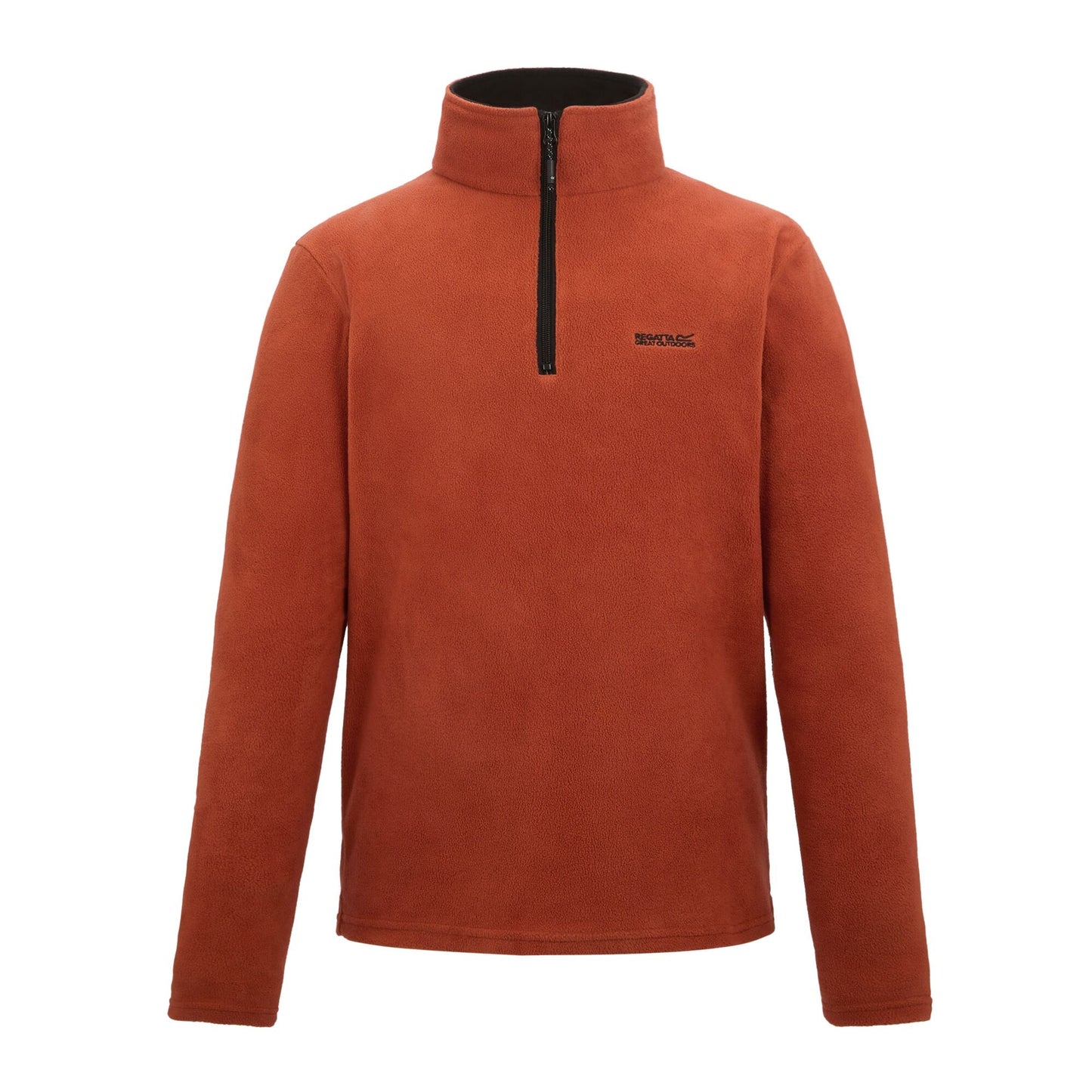 Brick - Front - Regatta Great Outdoors Mens Thompson Half Zip Fleece Top