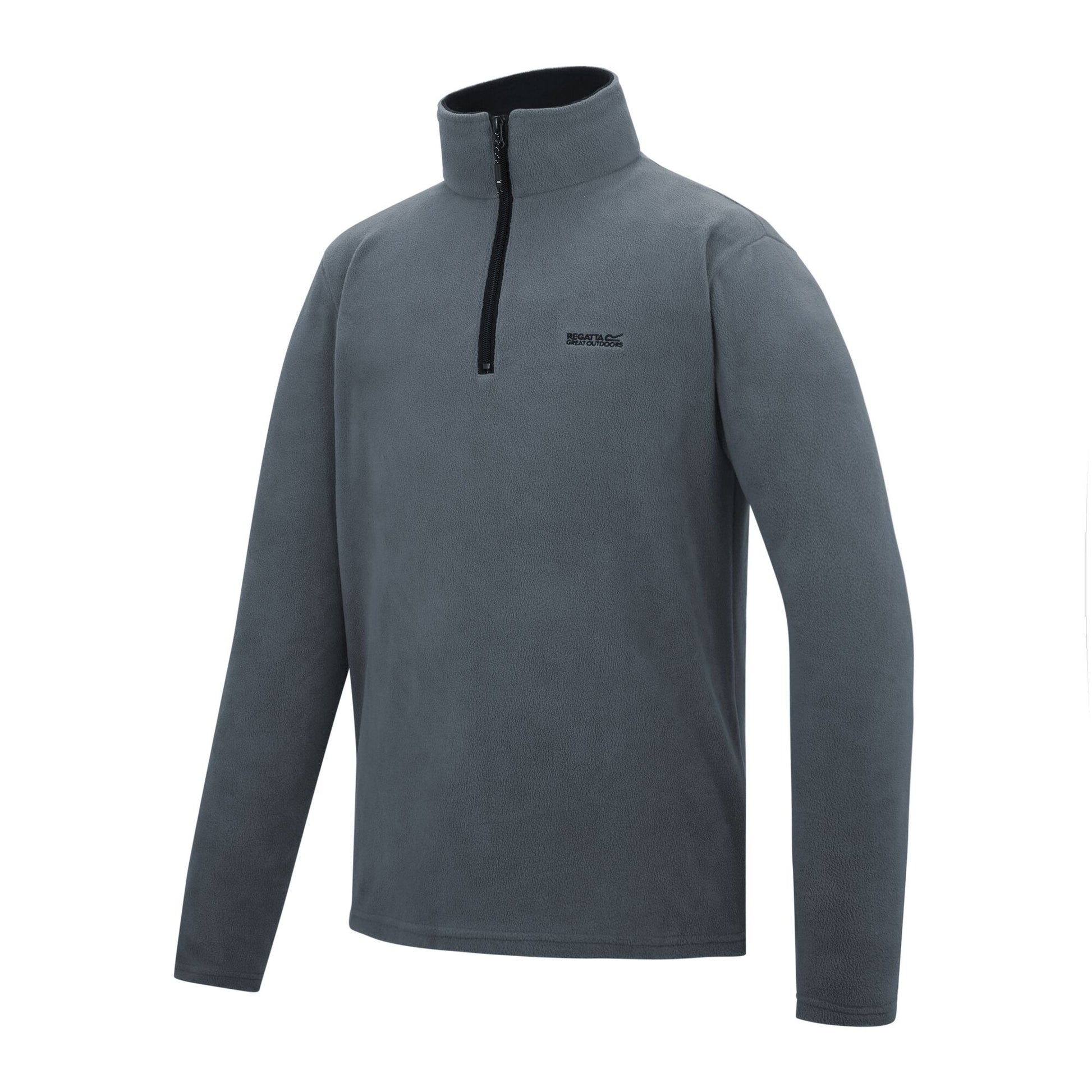 Dark Storm - Side - Regatta Great Outdoors Mens Thompson Half Zip Fleece Top