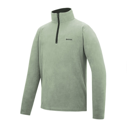 Light Sage - Side - Regatta Great Outdoors Mens Thompson Half Zip Fleece Top