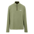 Oil Green - Front - Regatta Great Outdoors Mens Thompson Half Zip Fleece Top