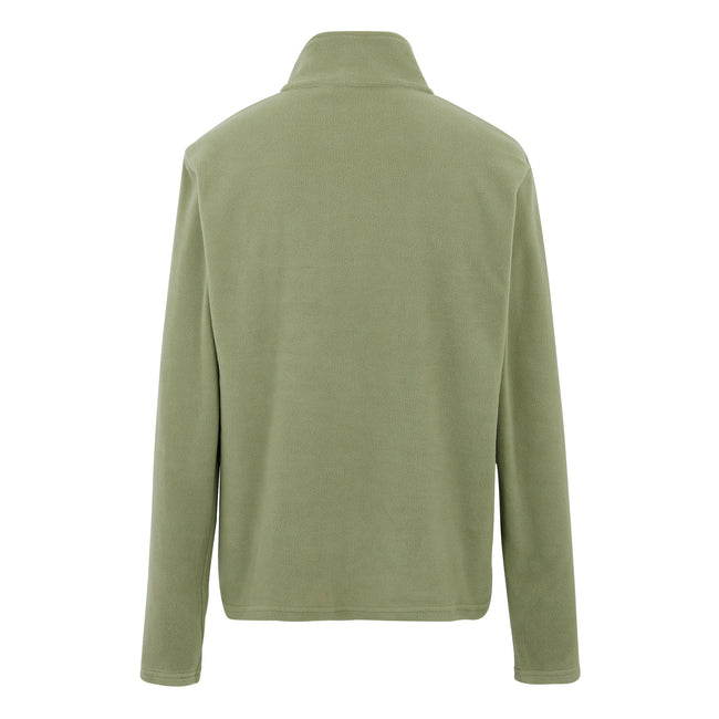 Oil Green - Back - Regatta Great Outdoors Mens Thompson Half Zip Fleece Top