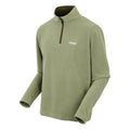 Oil Green - Side - Regatta Great Outdoors Mens Thompson Half Zip Fleece Top