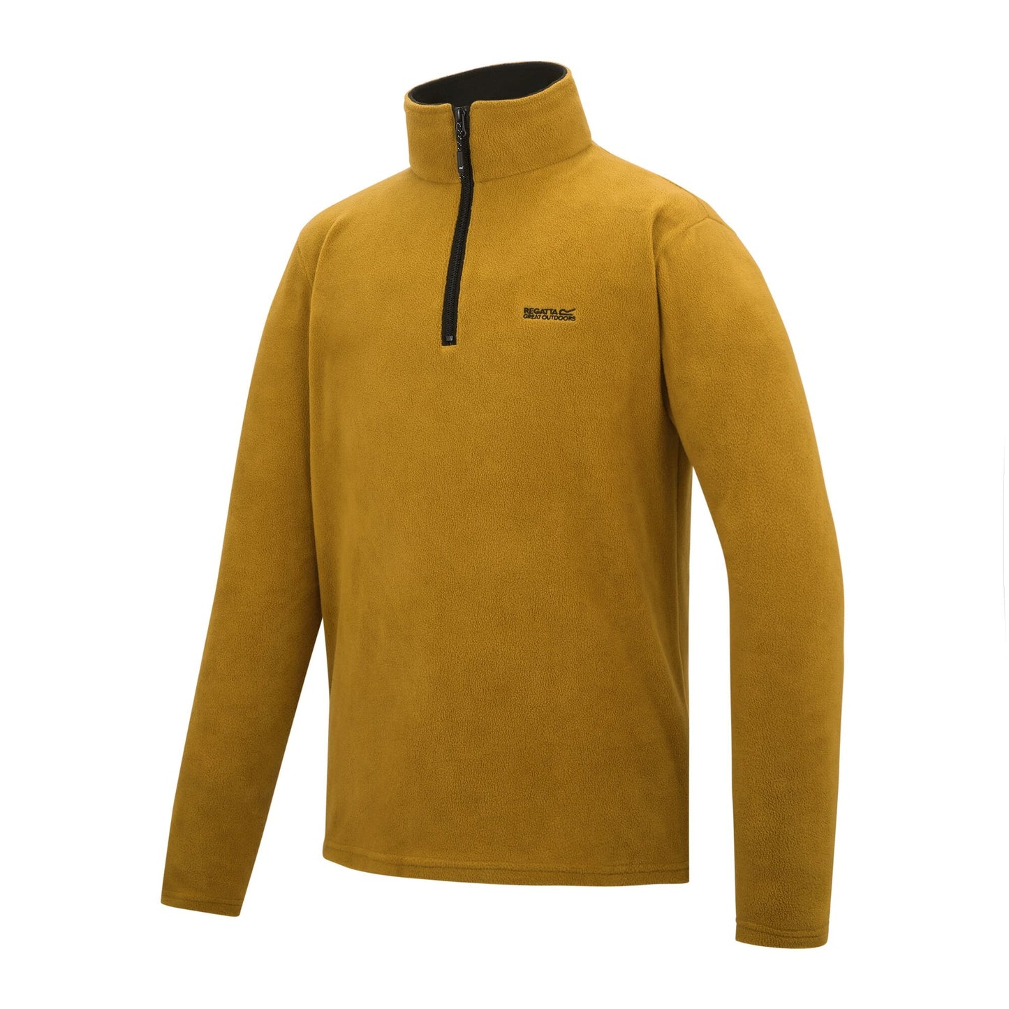 Wood Brown - Side - Regatta Great Outdoors Mens Thompson Half Zip Fleece Top
