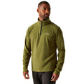 Nephrite Green - Side - Regatta Great Outdoors Mens Thompson Half Zip Fleece Top