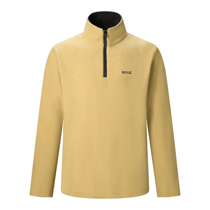 Desert Beige - Front - Regatta Great Outdoors Mens Thompson Half Zip Fleece Top